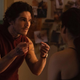 Kazi trying to tell Maya to stop her fight.